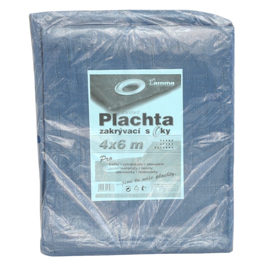 Plachta kašírovaná nepromokavá 70g/m2 - 4x6 m