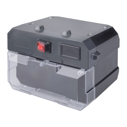 skříň na baterii s elektronikou