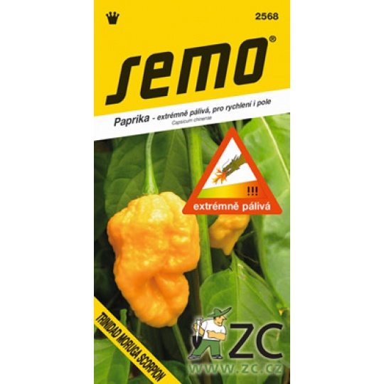 Paprika zel. pálivá - Trinidad Moruga Scorp.Yellow 10s /SHU 1 200 000/