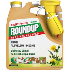 Roundup Fast / bez glyfosátu - 3 l rozprašovač EVERGREEN