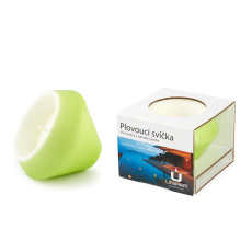 Svíčka plovoucí Pool Candle 150x130 mm - zelená Svíčka plovoucí Pool Candle 150x130 mm - zelená