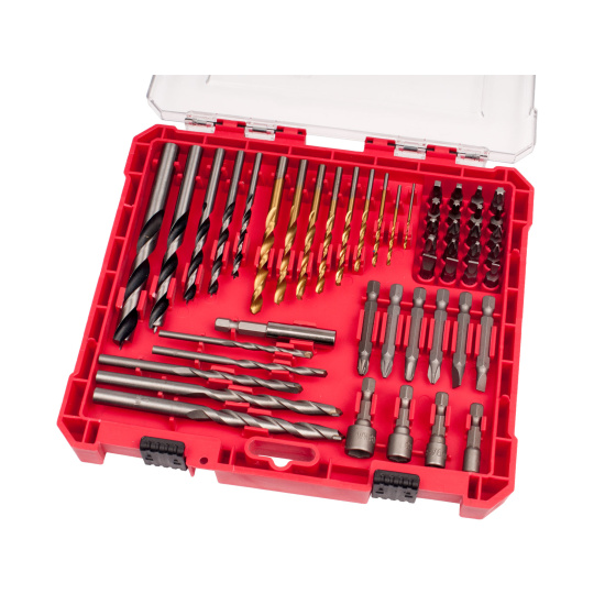 hroty a vrtáky komb. sada 50ks, HSS, CrV, SK