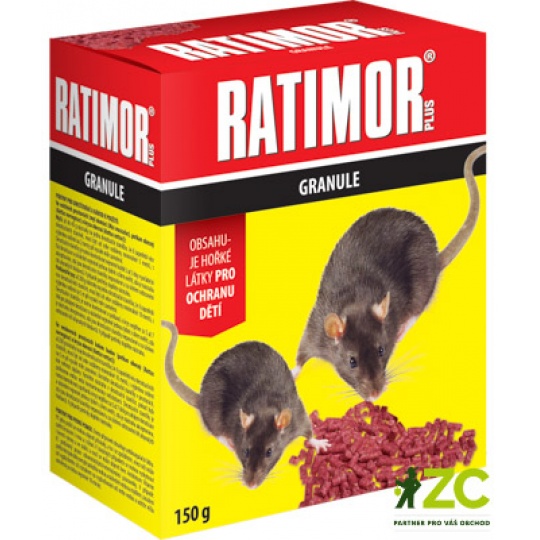 Ratimor Bromadiolon - granule 150 g krabička
