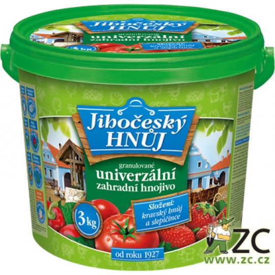 Jihočeský hnůj - 3kg kbelík