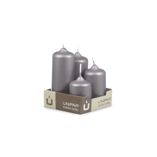 Svíčka adventní - METAL M39 Cylinder Cascada - 4 ks fialová Svíčka adventní - METAL M39 Cylinder Cascada - 4 ks fialová