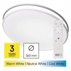 LED přisazené svítidlo, kruhové 24W, stmív. se změnou CCT LED přisazené svítidlo, kruhové 24W, stmív. se změnou CCT