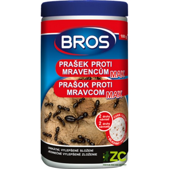 Bros - prášek proti mravencům Max 100 g