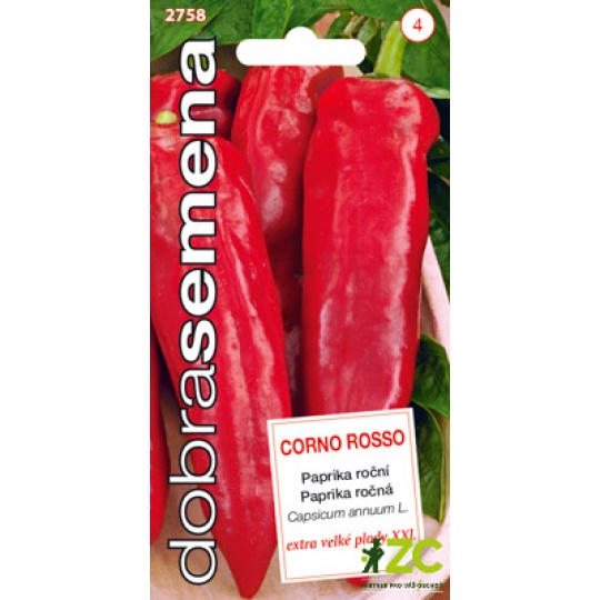 Dobrá semena Paprika zel. - Corno Rosso 30s