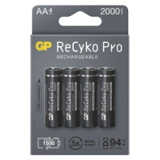 Nabíjecí baterie GP ReCyko Pro Professional AA (HR6) - 4ks Nabíjecí baterie GP ReCyko Pro Professional AA (HR6) - 4ks