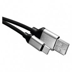 Nabíjecí a datový kabel USB-A 2.0 / USB-C 2.0, 1 m, černý Nabíjecí a datový kabel USB-A 2.0 / USB-C 2.0, 1 m, černý