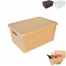 Box UH ratan + víko HOBBY 10l Box UH ratan + víko HOBBY 10l