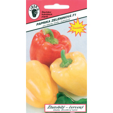 Paprika F1 - Žluťásek F1 15-20 semen (ZÁRUKA 2026)
