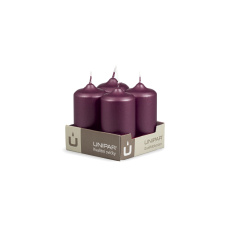 Svíčka adventní - METAL M59 Cylinder 40x80 mm - 4 ks fialová Svíčka adventní - METAL M59 Cylinder 40x80 mm - 4 ks fialová