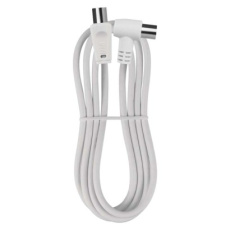 Anténní koaxiální kabel stíněný 1,25m – úhlová vidlice Anténní koaxiální kabel stíněný 1,25m – úhlová vidlice