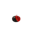Svíčka plovoucí Ladybird 45x20 mm - červenočerná