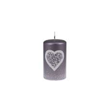 Svíčka Softness Pillar 60x100 mm - fialovošedá Svíčka Softness Pillar 60x100 mm - fialovošedá