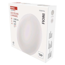 LED přisazené svítidlo FIONI, kruhové bílé 18W neutrální b., IP44 LED přisazené svítidlo FIONI, kruhové bílé 18W neutrální b., IP44