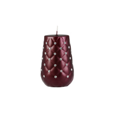 Svíčka Diamond Cone 80 x 120 mm - bordo metalíza Svíčka Diamond Cone 80 x 120 mm - bordo metalíza