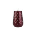 Svíčka Diamond Cone 80 x 120 mm - bordo metalíza