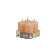 Svíčka adventní - MAT N22 Cylinder 40x80 mm - 4 ks meruňková Svíčka adventní - MAT N22 Cylinder 40x80 mm - 4 ks meruňková