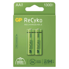 Nabíjecí baterie GP ReCyko 1300 AA (HR6) - 2ks Nabíjecí baterie GP ReCyko 1300 AA (HR6) - 2ks