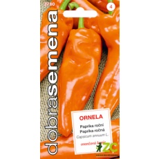 Dobrá semena Paprika zel. - Ornela, kapie oranžová 0,5g Dobrá semena Paprika zel. - Ornela, kapie oranžová 0,5g