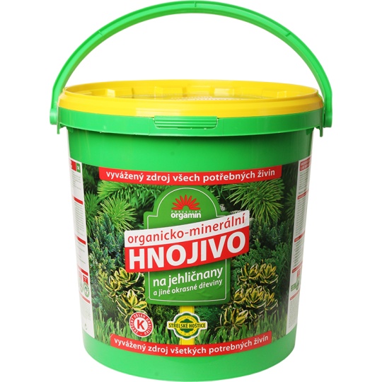 Hnojivo na jehličnany a okrasné dřeviny - 10 kg kbelík