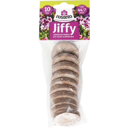 Jiffy Rosteto JP 44/7 síťka (10 ks)