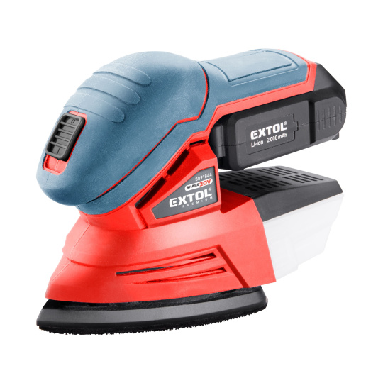 bruska vibrační delta aku SHARE20V, 20V Li-ion, 2Ah