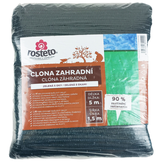 Clona zahradní 90% Rosteto - 5x1,5 m zelená s oky