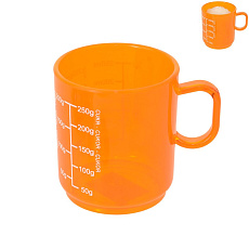 Odměrka UH potisk 0,25l oranžová 