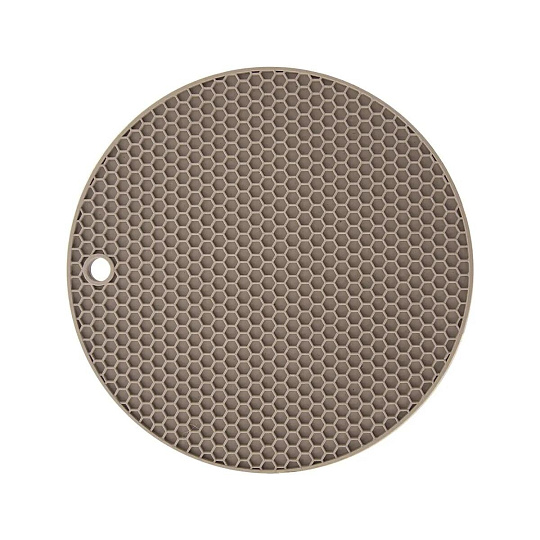 Podložka pod hrnec silikon pr. 17,8cm káv.hnědá Podložka pod hrnec silikon pr. 17,8cm káv.hnědá