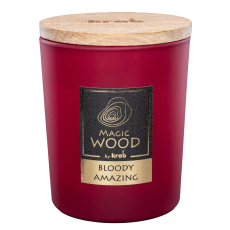 Svíčka sklo - MAGIC WOOD 300 g - Bloody Amazing (cena bez slev) Svíčka sklo - MAGIC WOOD 300 g - Bloody Amazing (cena bez slev)