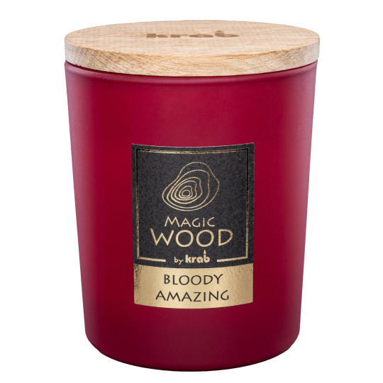 Svíčka sklo - MAGIC WOOD 300 g - Bloody Amazing (cena bez slev)