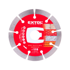 kotouč diamantový řezný segmentový - suché řezání, O 115x22,2x1,8mm