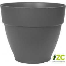 Květináč Vibia Campana Round - antracit 25 cm 