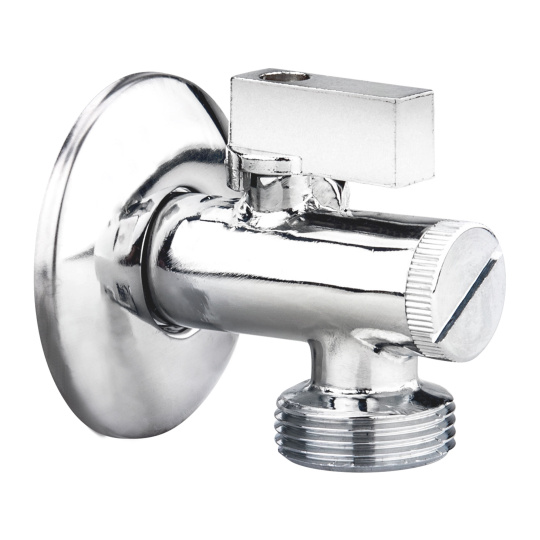 ventil rohový s filtrem a kovovou pákou, pračkový ventil rohový s filtrem a kovovou pákou, pračkový