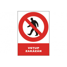 Tabulka postava - vstup zakázán 12111 Tabulka postava - vstup zakázán 12111