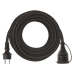 Venkovní prodlužovací kabel 10 m / 1 zásuvka / černý / guma-neopren / 230 V / 1,5 mm2