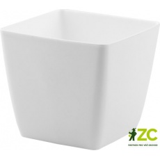 Obal Hyacint - bílý 8x8 cm Obal Hyacint - bílý 8x8 cm