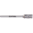 fréza karbidová, válcová s čelním ozubením, ⌀6x13mm, ⌀stopky 3mm, sek střední (double-cut)