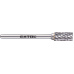 fréza karbidová, válcová s čelním ozubením, ⌀6x13mm, ⌀stopky 3mm, sek střední (double-cut)