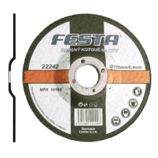 Kotouč brusný FESTA na kov 125x6. 4x22. 2mm Kotouč brusný FESTA na kov 125x6. 4x22. 2mm