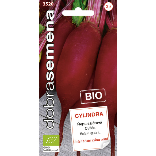 Dobrá semena BIO Řepa salát. - Cylindra podlouhlá 3g
