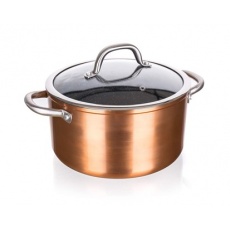 BANQUET Kastrol s nepřilnavým povrchem COPPER 24 x 13 cm, s poklicí BANQUET Kastrol s nepřilnavým povrchem COPPER 24 x 13 cm, s poklicí