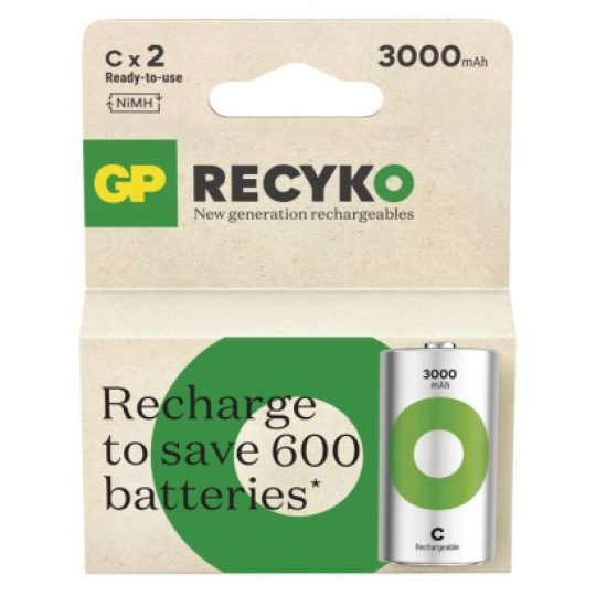 Nabíjecí baterie GP ReCyko 3000 C (HR14) - 2ks