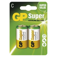 Alkalická baterie GP Super C (LR14) - 2ks Alkalická baterie GP Super C (LR14) - 2ks