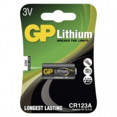 Lithiová baterie GP CR123A Lithiová baterie GP CR123A