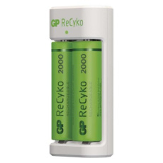 Nabíječka baterií GP Eco E211 + 2× AA ReCyko 2000 Nabíječka baterií GP Eco E211 + 2× AA ReCyko 2000