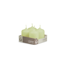 Svíčka adventní - MAT N371 Cylinder 40x60 mm - 4 ks zelená Svíčka adventní - MAT N371 Cylinder 40x60 mm - 4 ks zelená